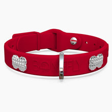 Load image into Gallery viewer, Boneflex Signature Spike Silver Collar