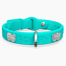 Load image into Gallery viewer, Boneflex Signature Spike Silver Collar