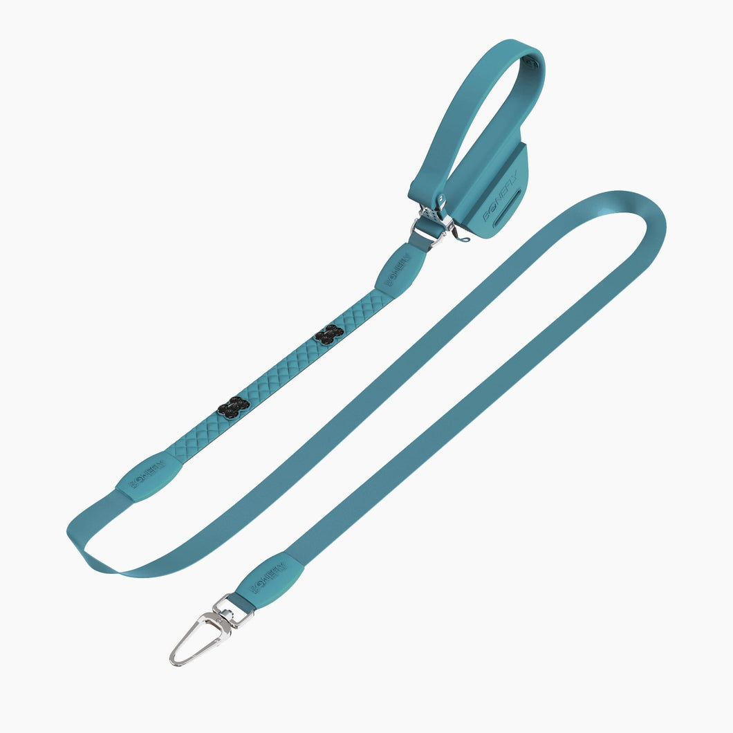 QuiltFLY Signature Black Bones Leash