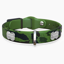 Load image into Gallery viewer, Boneflex Signature Spike Silver Collar
